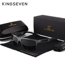 Load image into Gallery viewer, KINGSEVEN Men Polarized Sunglasses Aluminum Magnesium Sun Glasses Driving Glasses Rectangle Shades For Men Oculos masculino Male