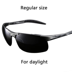 2017 polarized Men's sunglasses aluminum magnesium frame car driving sunglasses men sports for fishing golf 8177