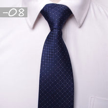 Load image into Gallery viewer, classic men business formal wedding tie 8cm stripe neck tie fashion shirt dress accessories