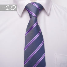 Load image into Gallery viewer, classic men business formal wedding tie 8cm stripe neck tie fashion shirt dress accessories