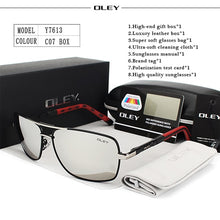 Load image into Gallery viewer, OLEY Brand Polarized Sunglasses Men New Fashion Eyes Protect Sun Glasses With Accessories Unisex driving goggles oculos de sol