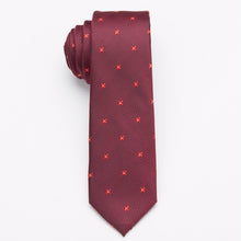 Load image into Gallery viewer, XGVOKH 20 Style Neck Tie Men Skinny necktie wedding ties Polyester Black Dot fashion Mens Business Bowtie Shirt Accessories