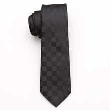 Load image into Gallery viewer, XGVOKH 20 Style Neck Tie Men Skinny necktie wedding ties Polyester Black Dot fashion Mens Business Bowtie Shirt Accessories