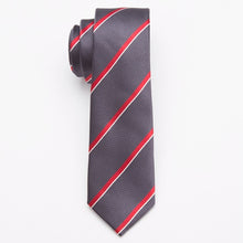 Load image into Gallery viewer, XGVOKH 20 Style Neck Tie Men Skinny necktie wedding ties Polyester Black Dot fashion Mens Business Bowtie Shirt Accessories