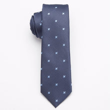 Load image into Gallery viewer, XGVOKH 20 Style Neck Tie Men Skinny necktie wedding ties Polyester Black Dot fashion Mens Business Bowtie Shirt Accessories