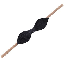 Load image into Gallery viewer, 3.5 inch Bows Newborn Nylon Leather Headband Hair Bows Hair Bands Kids Girl Leaves Bowknot Kid Children Girls Hair Accessories