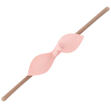 Load image into Gallery viewer, 3.5 inch Bows Newborn Nylon Leather Headband Hair Bows Hair Bands Kids Girl Leaves Bowknot Kid Children Girls Hair Accessories