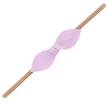 Load image into Gallery viewer, 3.5 inch Bows Newborn Nylon Leather Headband Hair Bows Hair Bands Kids Girl Leaves Bowknot Kid Children Girls Hair Accessories
