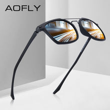 Load image into Gallery viewer, AOFLY BRAND DESIGN Classic Polarized Sunglasses Men Driving TR90 Frame Sunglasses Goggles UV400 Gafas Oculos De Sol AF8091