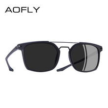 Load image into Gallery viewer, AOFLY BRAND DESIGN Classic Polarized Sunglasses Men Driving TR90 Frame Sunglasses Goggles UV400 Gafas Oculos De Sol AF8091