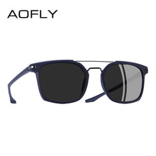 Load image into Gallery viewer, AOFLY BRAND DESIGN Classic Polarized Sunglasses Men Driving TR90 Frame Sunglasses Goggles UV400 Gafas Oculos De Sol AF8091