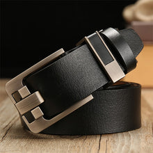 Load image into Gallery viewer, [DWTS]belt male leather belt men male genuine leather strap luxury pin buckle belts for men belt Cummerbunds ceinture homme