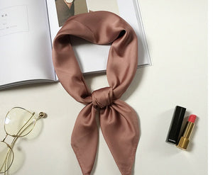 luxury brand bags SCARF women's silk scarf fashion lady square scarves soft shawls pashmina solid color bandana