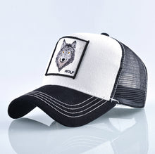 Load image into Gallery viewer, Fashion Animals Embroidery Baseball Caps Men Women Snapback Hip Hop Hat Summer Breathable Mesh Sun Gorras Unisex Streetwear Bone