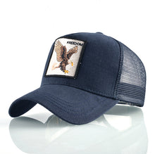 Load image into Gallery viewer, Fashion Animals Embroidery Baseball Caps Men Women Snapback Hip Hop Hat Summer Breathable Mesh Sun Gorras Unisex Streetwear Bone