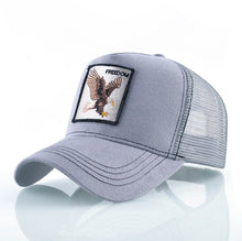 Load image into Gallery viewer, Fashion Animals Embroidery Baseball Caps Men Women Snapback Hip Hop Hat Summer Breathable Mesh Sun Gorras Unisex Streetwear Bone