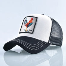 Load image into Gallery viewer, Fashion Animals Embroidery Baseball Caps Men Women Snapback Hip Hop Hat Summer Breathable Mesh Sun Gorras Unisex Streetwear Bone