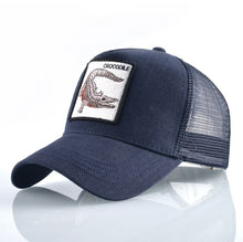Load image into Gallery viewer, Fashion Animals Embroidery Baseball Caps Men Women Snapback Hip Hop Hat Summer Breathable Mesh Sun Gorras Unisex Streetwear Bone