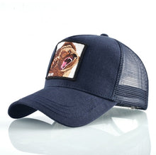Load image into Gallery viewer, Fashion Animals Embroidery Baseball Caps Men Women Snapback Hip Hop Hat Summer Breathable Mesh Sun Gorras Unisex Streetwear Bone