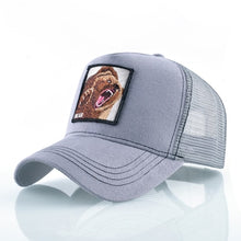 Load image into Gallery viewer, Fashion Animals Embroidery Baseball Caps Men Women Snapback Hip Hop Hat Summer Breathable Mesh Sun Gorras Unisex Streetwear Bone
