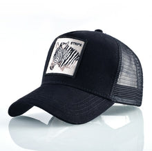 Load image into Gallery viewer, Fashion Animals Embroidery Baseball Caps Men Women Snapback Hip Hop Hat Summer Breathable Mesh Sun Gorras Unisex Streetwear Bone