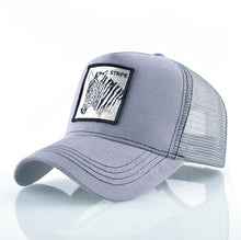 Load image into Gallery viewer, Fashion Animals Embroidery Baseball Caps Men Women Snapback Hip Hop Hat Summer Breathable Mesh Sun Gorras Unisex Streetwear Bone