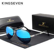 Load image into Gallery viewer, KINGSEVEN 2019 New Design Aviation Alloy Frame HD Polarized Sunglasses For Men UV400 Protection