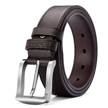 Load image into Gallery viewer, NO.ONEPAUL cow genuine leather luxury strap male belts for men new fashion classice vintage pin buckle men belt High Quality