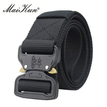 Load image into Gallery viewer, Maikun Military Equipment Combat Tactical Belts for Men US Army Training Nylon Metal Buckle Waist Belt Outdoor Hunting Waistband