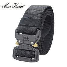 Load image into Gallery viewer, Maikun Military Equipment Combat Tactical Belts for Men US Army Training Nylon Metal Buckle Waist Belt Outdoor Hunting Waistband