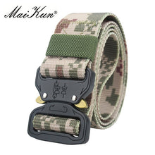 Load image into Gallery viewer, Maikun Military Equipment Combat Tactical Belts for Men US Army Training Nylon Metal Buckle Waist Belt Outdoor Hunting Waistband