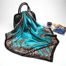 Load image into Gallery viewer, Fashion Scarves for Women Shawl Print Silk Satin Hijab Scarf Female Bandana 90*90cm Luxury Brand Square Shawls Scarfs For Ladies