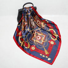Load image into Gallery viewer, Fashion Scarves for Women Shawl Print Silk Satin Hijab Scarf Female Bandana 90*90cm Luxury Brand Square Shawls Scarfs For Ladies