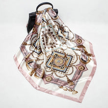 Load image into Gallery viewer, Fashion Scarves for Women Shawl Print Silk Satin Hijab Scarf Female Bandana 90*90cm Luxury Brand Square Shawls Scarfs For Ladies