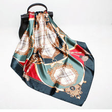 Load image into Gallery viewer, Fashion Scarves for Women Shawl Print Silk Satin Hijab Scarf Female Bandana 90*90cm Luxury Brand Square Shawls Scarfs For Ladies