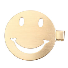 Load image into Gallery viewer, Hair Accessories Metal Snap Hair Clips Snap Hairpins Hairclips Hair Smiley Face Snap Clips Hairgrips Barrettes Hairdressing Tool