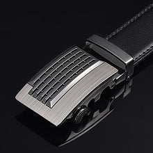 Load image into Gallery viewer, [DWTS]Men Belt Male Genuine Leather Strap Belts For Men Top Quality Automatic Buckle black Belts Cummerbunds cinturon hombre