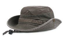 Load image into Gallery viewer, GEERSIDAN New Cotton Summer Spring men's Bucket Hats big Wide Brim fishing hats for men women Hiking Sombrero Gorro male sun Hat