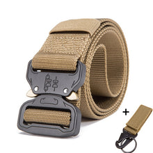 Load image into Gallery viewer, New Nylon Belt Men Army Tactical Belt Molle Military SWAT Combat Belts Knock Off Emergency Survival Waist Tactical Gear Dropship