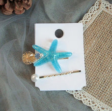 Load image into Gallery viewer, HZ 2019 New Fashion Imitation Pearl Barrettes Starfish Hair Grip Shell Hairpin Hair Clip Hair Accessories for Women Girl Wedding