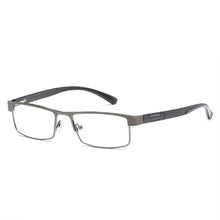 Load image into Gallery viewer, UVLAIK Men Titanium alloy Reading Glasses Non spherical 12 Layer Coated lenses Retro Business Hyperopia Prescription Eyeglasses