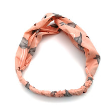 Load image into Gallery viewer, Women Girls Summer Bohemian Hair Bands Print Headbands Retro Cross Turban Bandage Bandanas HairBands Hair Accessories Headwear