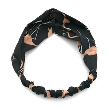 Load image into Gallery viewer, Women Girls Summer Bohemian Hair Bands Print Headbands Retro Cross Turban Bandage Bandanas HairBands Hair Accessories Headwear