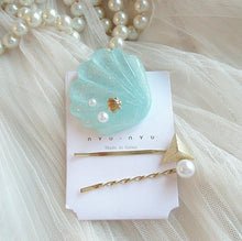 Load image into Gallery viewer, HZ 2019 New Fashion Imitation Pearl Barrettes Starfish Hair Grip Shell Hairpin Hair Clip Hair Accessories for Women Girl Wedding