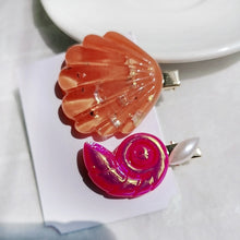 Load image into Gallery viewer, HZ 2019 New Fashion Imitation Pearl Barrettes Starfish Hair Grip Shell Hairpin Hair Clip Hair Accessories for Women Girl Wedding