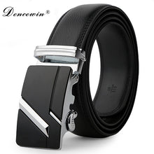 Load image into Gallery viewer, leather strap male automatic buckle belts for men authentic girdle trend men's belts ceinture Fashion designer women jean belt