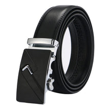 Load image into Gallery viewer, leather strap male automatic buckle belts for men authentic girdle trend men's belts ceinture Fashion designer women jean belt