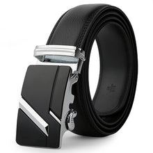 Load image into Gallery viewer, leather strap male automatic buckle belts for men authentic girdle trend men's belts ceinture Fashion designer women jean belt