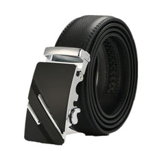 Load image into Gallery viewer, leather strap male automatic buckle belts for men authentic girdle trend men's belts ceinture Fashion designer women jean belt
