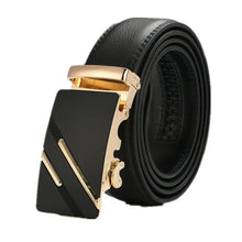 Load image into Gallery viewer, leather strap male automatic buckle belts for men authentic girdle trend men's belts ceinture Fashion designer women jean belt